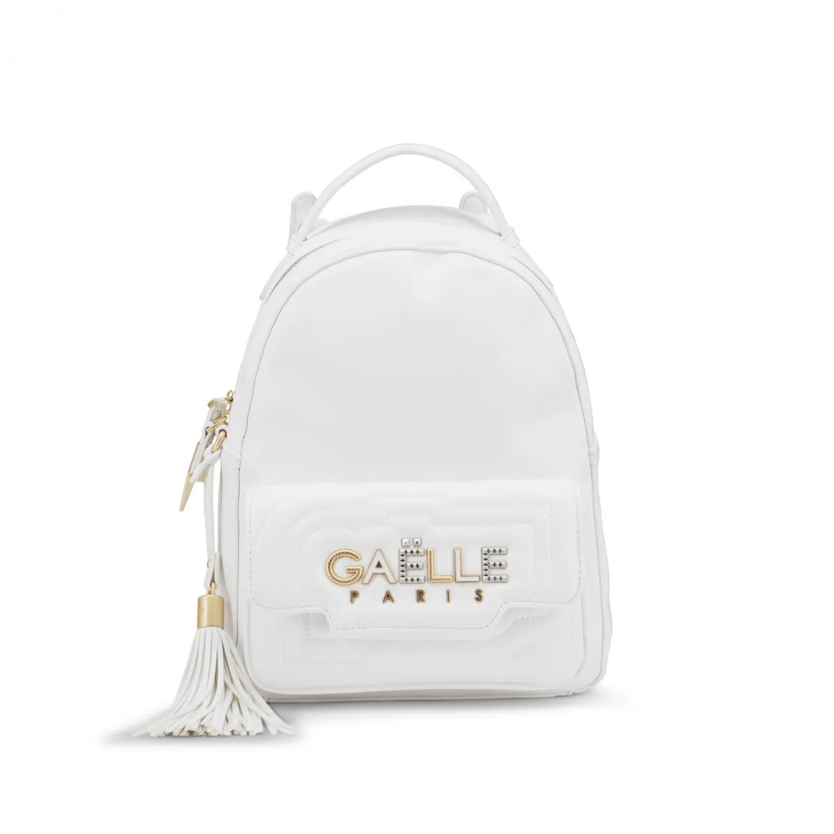 Zaino Matelasse In Ecopelle Con Logo Metallo